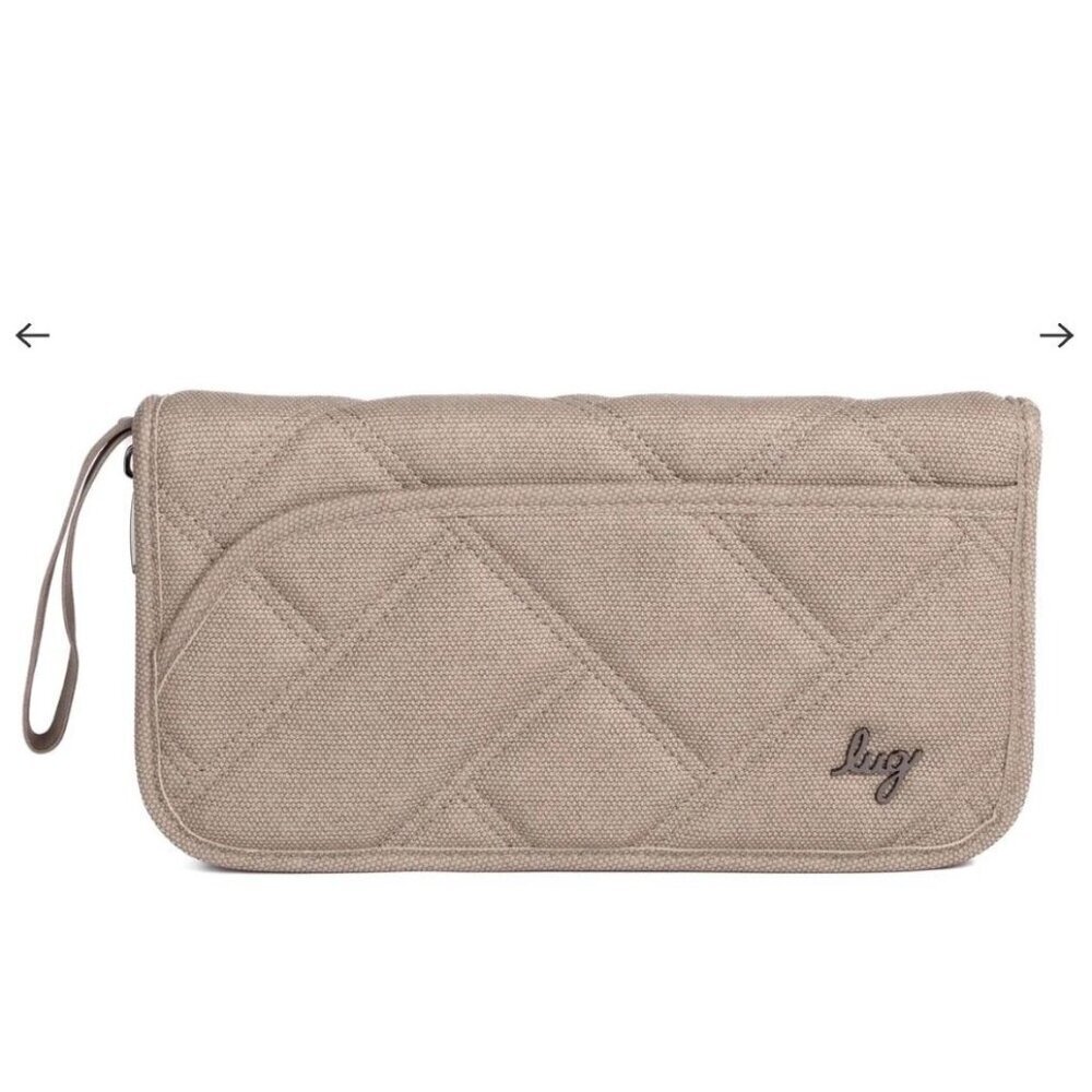 LUG Tango Matte Luxe VL Travel Wallet NWT - Sand - Picture 2 of 4